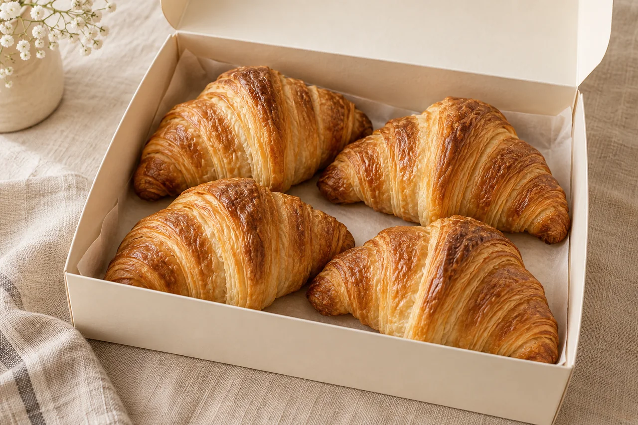 The butter croissant box — illustrative product photograph