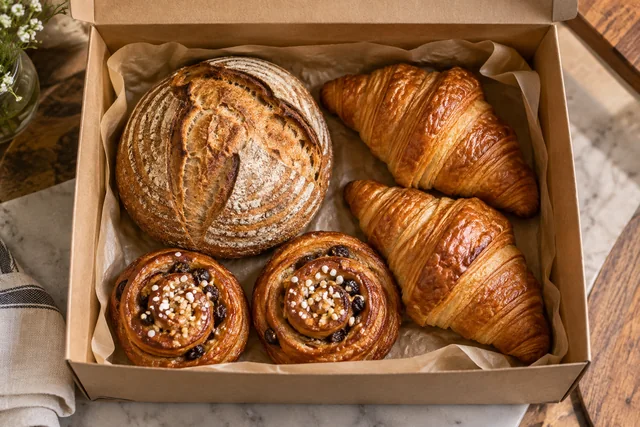 The weekend breakfast box — illustrative product image